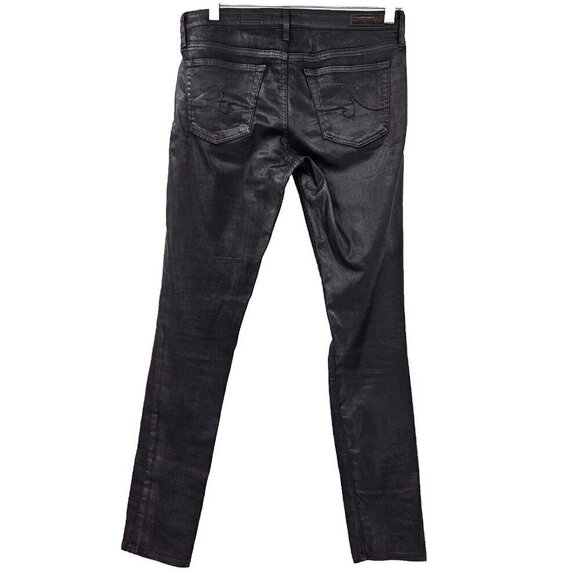 AG Adriano Goldschmied The Legging Ankle Super Skinny Jean Black Women’s Size 27 - Picture 2 of 8